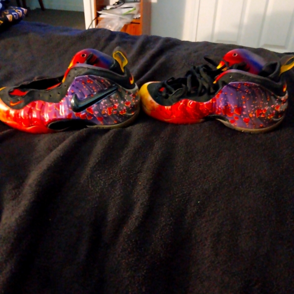 foamposite yellow red purple
